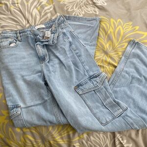 pacsun jean cargo pants (new without tags)
